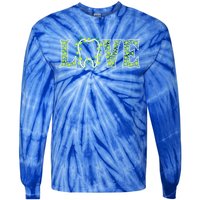 Irish Tooth Love Shamrock Dentist St Patricks Day Adult Cute Gift Tie-Dye Long Sleeve Shirt