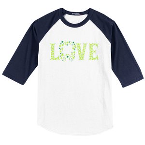 Irish Tooth Love Shamrock Dentist St Patricks Day Adult Cute Gift Baseball Sleeve Shirt