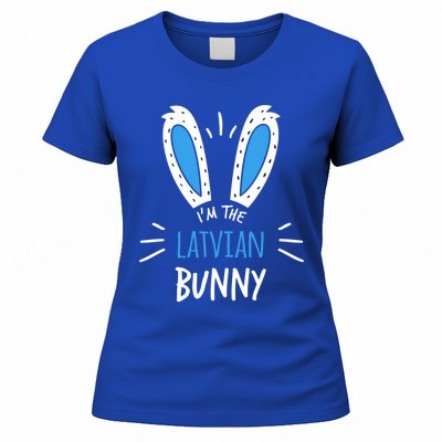 I'm The Latvian Bunny Ears Latvia Easter Sunday Great Gift Women's T-Shirt