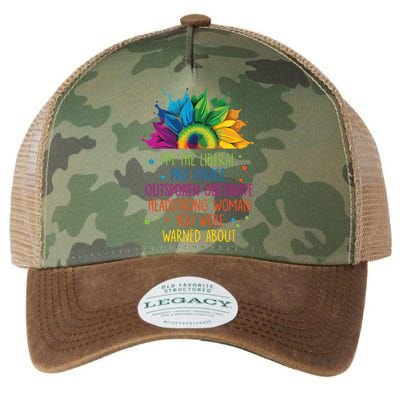 Im The Liberal Outspoken Obstinate Headstrong Legacy Tie Dye Trucker Hat