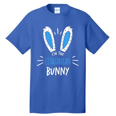 I'm The Lithuanian Bunny Ears Lithuania Easter Sunday Gift Tall T-Shirt