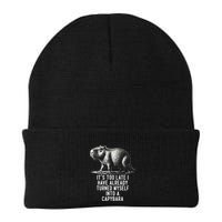 It’S Too Late I Have Already Turned Myself Into A Capybara Knit Cap Winter Beanie