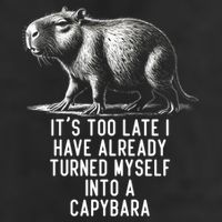 It’S Too Late I Have Already Turned Myself Into A Capybara Knit Cap Winter Beanie