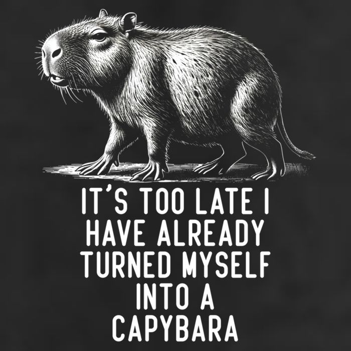 It’S Too Late I Have Already Turned Myself Into A Capybara Knit Cap Winter Beanie