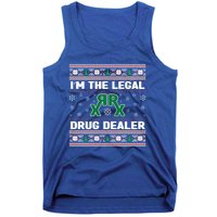 IM The Legal Drug Dealer Medicine Xmas Pharmacy Crew Gift Tank Top