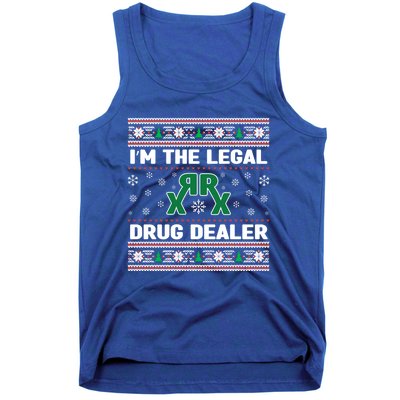 IM The Legal Drug Dealer Medicine Xmas Pharmacy Crew Gift Tank Top