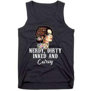 Inked Tattoo Lover Nerdy Dirty And Curvy Tattooed Tank Top