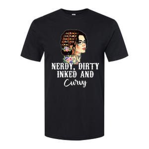 Inked Tattoo Lover Nerdy Dirty And Curvy Tattooed Softstyle CVC T-Shirt