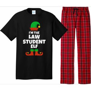 IM The Law Student Elf Family Pajama Christmas Funny Pajama Set