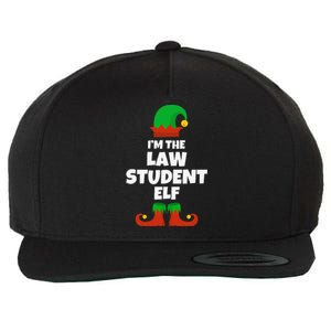 IM The Law Student Elf Family Pajama Christmas Funny Wool Snapback Cap