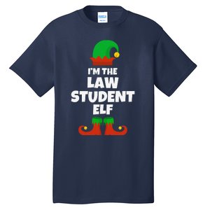 IM The Law Student Elf Family Pajama Christmas Funny Tall T-Shirt