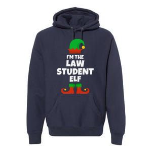 IM The Law Student Elf Family Pajama Christmas Funny Premium Hoodie