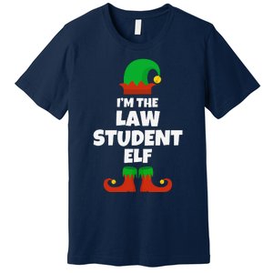 IM The Law Student Elf Family Pajama Christmas Funny Premium T-Shirt