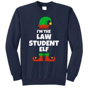 IM The Law Student Elf Family Pajama Christmas Funny Tall Sweatshirt