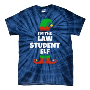 IM The Law Student Elf Family Pajama Christmas Funny Tie-Dye T-Shirt