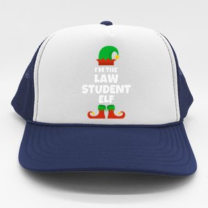 IM The Law Student Elf Family Pajama Christmas Funny Trucker Hat