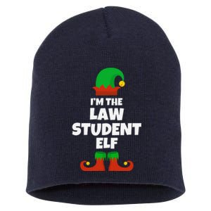 IM The Law Student Elf Family Pajama Christmas Funny Short Acrylic Beanie