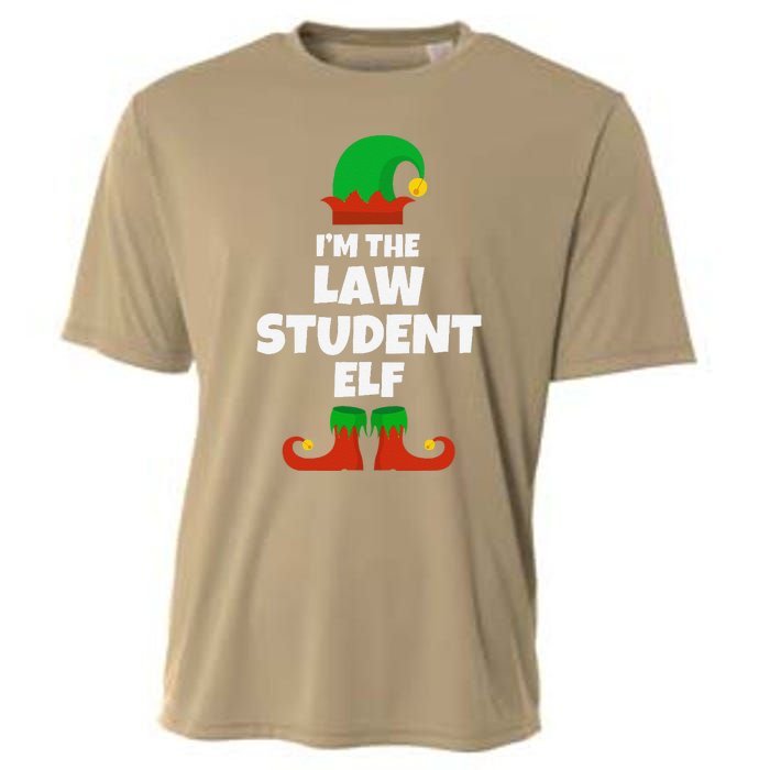 IM The Law Student Elf Family Pajama Christmas Funny Cooling Performance Crew T-Shirt