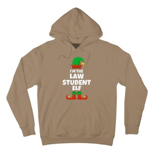 IM The Law Student Elf Family Pajama Christmas Funny Hoodie