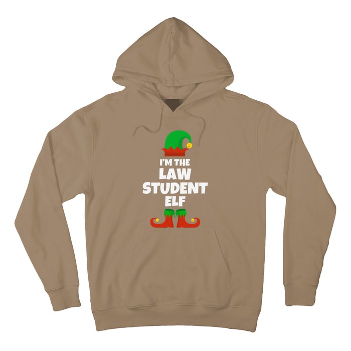 IM The Law Student Elf Family Pajama Christmas Funny Hoodie