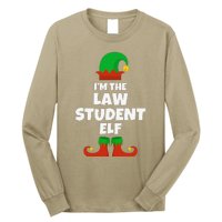 IM The Law Student Elf Family Pajama Christmas Funny Long Sleeve Shirt