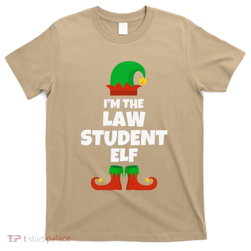 IM The Law Student Elf Family Pajama Christmas Funny T-Shirt