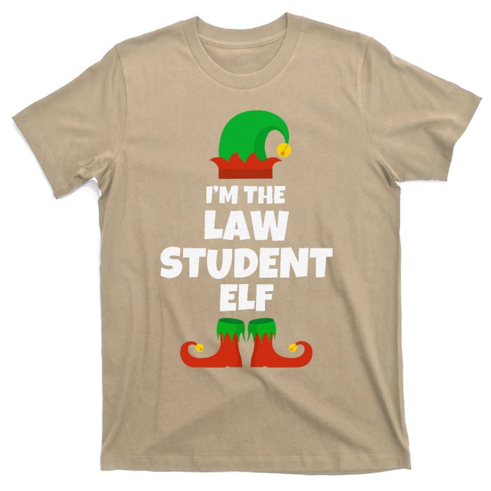 IM The Law Student Elf Family Pajama Christmas Funny T-Shirt