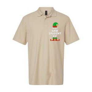 IM The Law Student Elf Family Pajama Christmas Funny Softstyle Adult Sport Polo