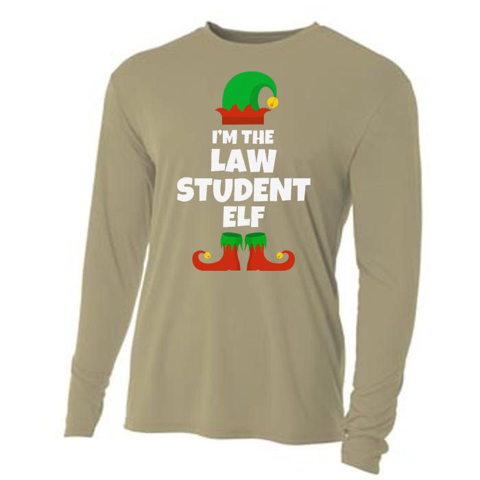 IM The Law Student Elf Family Pajama Christmas Funny Cooling Performance Long Sleeve Crew