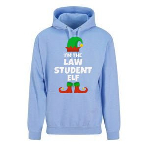 IM The Law Student Elf Family Pajama Christmas Funny Unisex Surf Hoodie