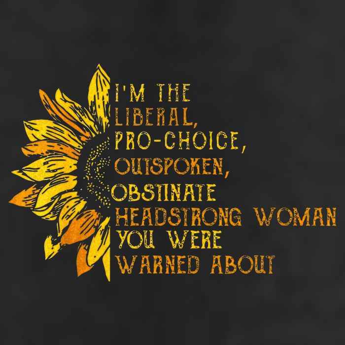 IM The Liberal Woman You Were Warned About 7 Panel Mesh Trucker Snapback Hat