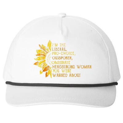 IM The Liberal Woman You Were Warned About Snapback Five-Panel Rope Hat