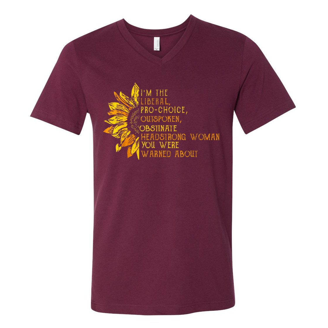 IM The Liberal Woman You Were Warned About V-Neck T-Shirt