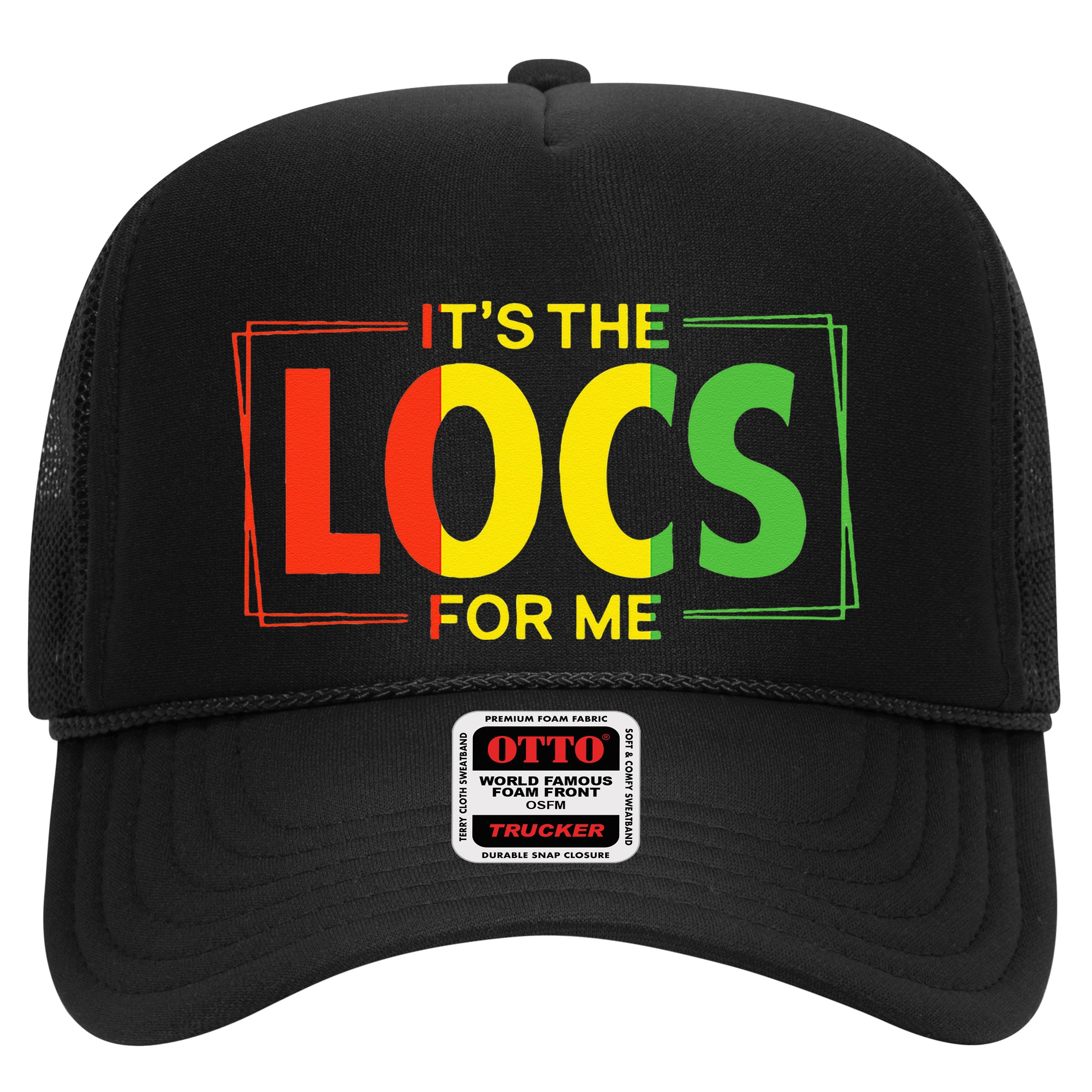 It's the Locs For Me Afro Hair Black American African Hat