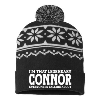 Im That Legendary Connor Everyone Is Talking About USA-Made Snowflake Beanie