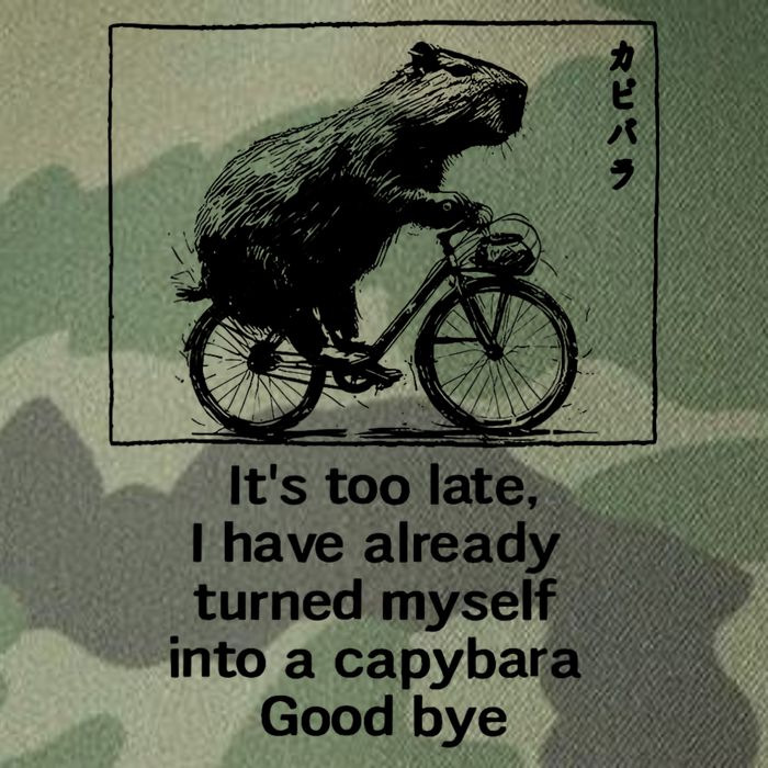 ItS Too Late I Have Already Turned Myself Into A Capybara Legacy Tie Dye Trucker Hat