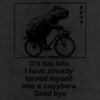 ItS Too Late I Have Already Turned Myself Into A Capybara 7 Panel Mesh Trucker Snapback Hat