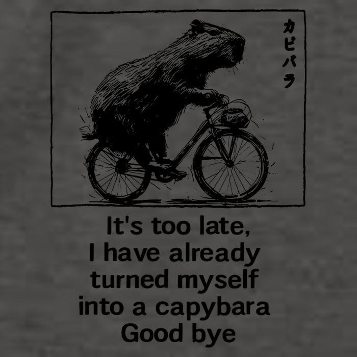 ItS Too Late I Have Already Turned Myself Into A Capybara Vector Backpack