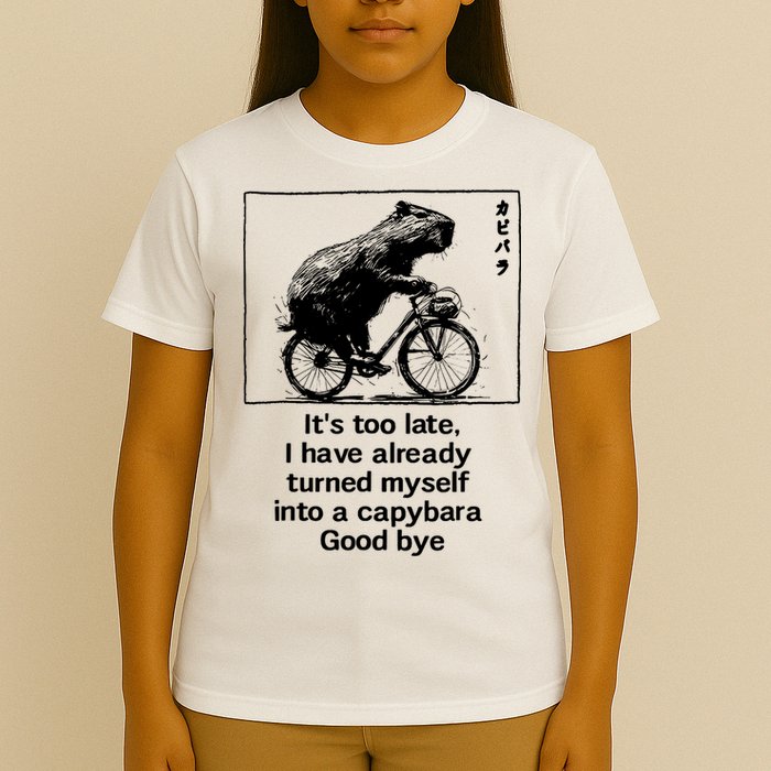 ItS Too Late I Have Already Turned Myself Into A Capybara T-Shirt