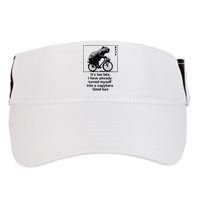 ItS Too Late I Have Already Turned Myself Into A Capybara Adult Drive Performance Visor