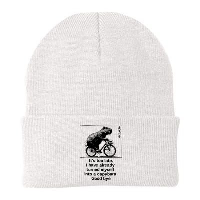 ItS Too Late I Have Already Turned Myself Into A Capybara Beanie