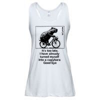 ItS Too Late I Have Already Turned Myself Into A Capybara Ladies Essential Flowy Tank