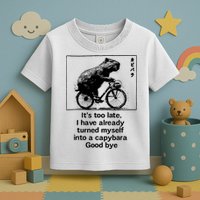 ItS Too Late I Have Already Turned Myself Into A Capybara Toddler T-Shirt