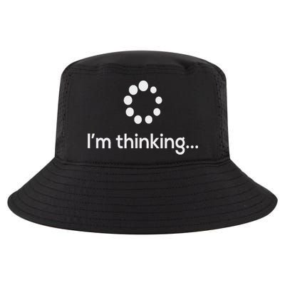 I'm Thinking Loading Processing Buffering Humor Fun Cool Comfort Performance Bucket Hat