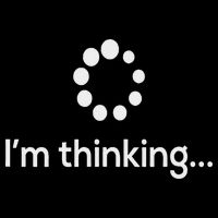 I'm Thinking Loading Processing Buffering Humor Fun Impact Tech Backpack