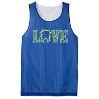 Irish Tooth Love Shamrock Dentist St Patricks Day Adult Funny Gift Mesh Reversible Basketball Jersey Tank