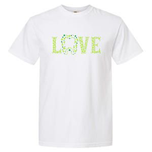 Irish Tooth Love Shamrock Dentist St Patricks Day Adult Funny Gift Garment-Dyed Heavyweight T-Shirt