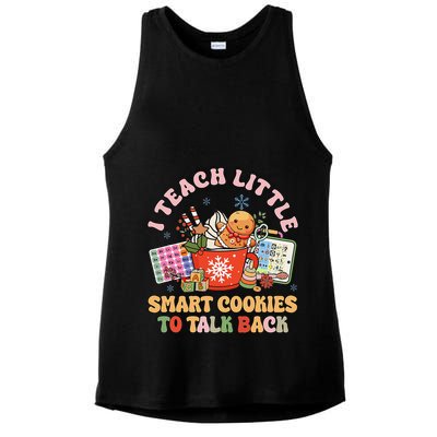 I Teach Little Smart Cookies To Talk Back Speech Therapy Ladies PosiCharge Tri-Blend Wicking Tank