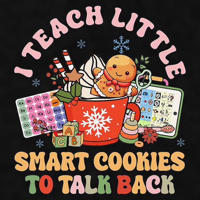I Teach Little Smart Cookies To Talk Back Speech Therapy Ladies PosiCharge Tri-Blend Wicking Tank