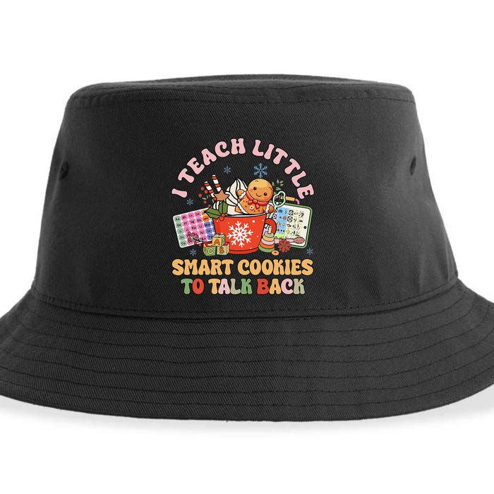 I Teach Little Smart Cookies To Talk Back Speech Therapy Sustainable Bucket Hat